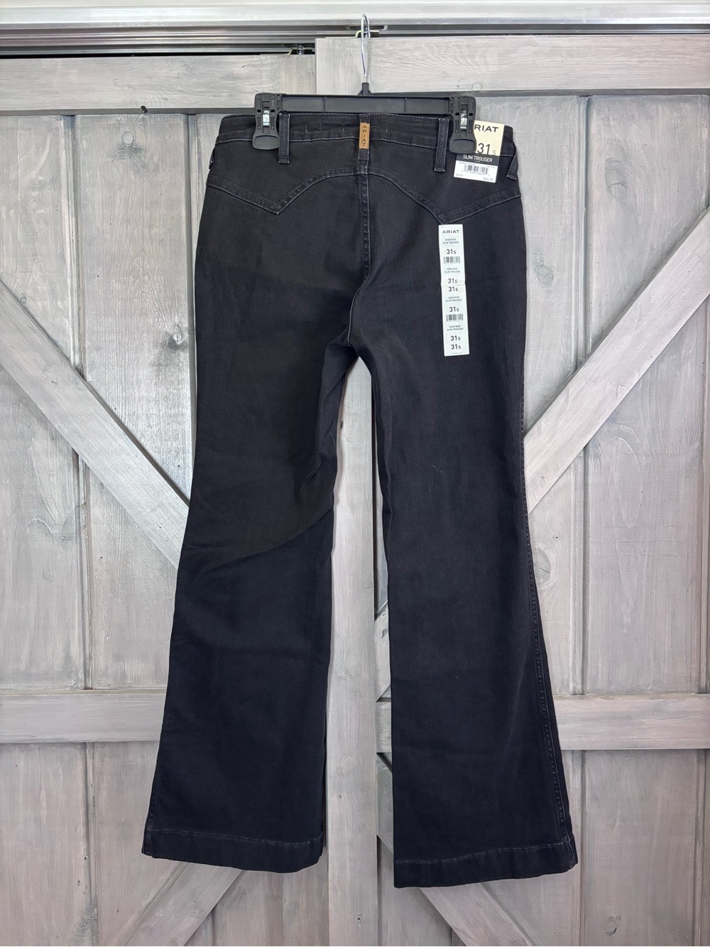 ARIAT HIGH RISE Slim Boot DIXIE JEANS black NWT Size 31 S - Picture 4 of 12